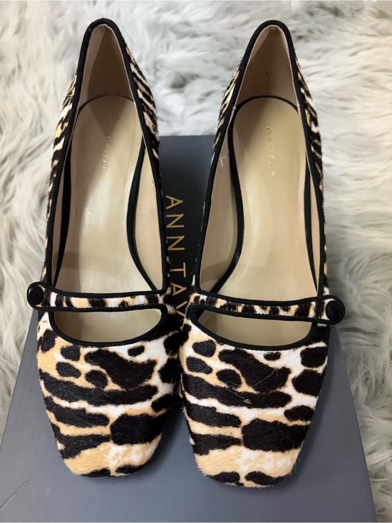 Ann Taylor Shoes - Ann Taylor Leopard-Print Mary Jane Pumps - Black, Brown, Cream